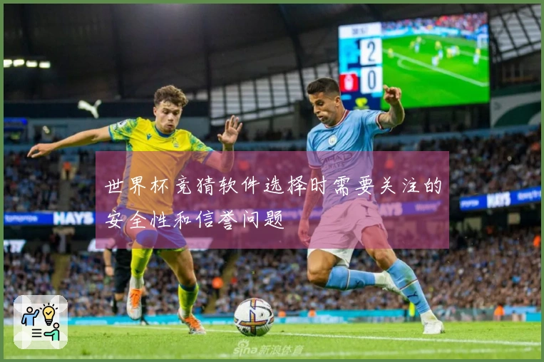 世界杯竞猜软件选择时需要关注的安全性和信誉问题