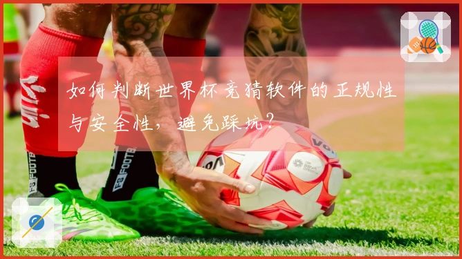 如何判断世界杯竞猜软件的正规性与安全性，避免踩坑？