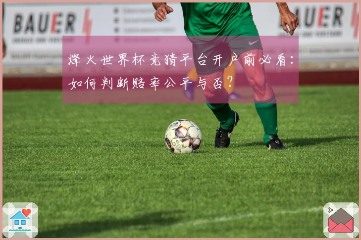 烽火世界杯竞猜平台开户前必看:如何判断赔率公平与否?